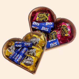 Caixa Coração em MDF com Chocolates – Um Presente Doce para o Amor da Sua Vida