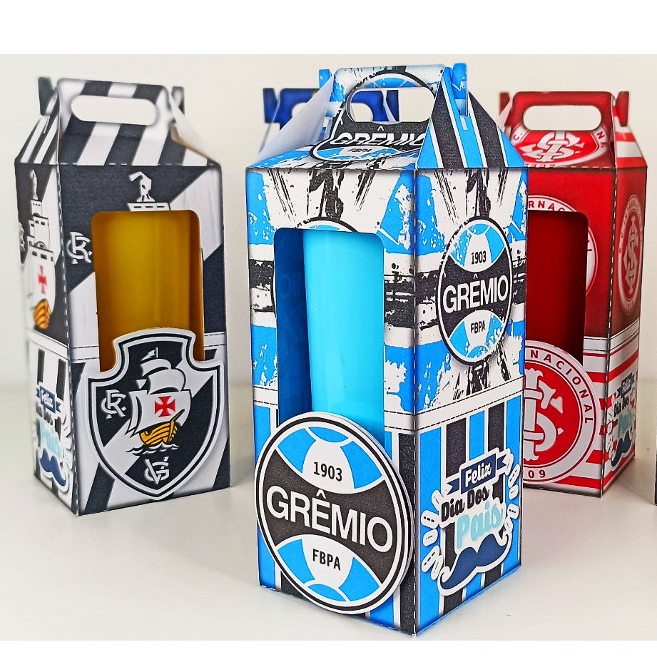 Caixa Para Copo Long Drink Times Dia Dos Pais