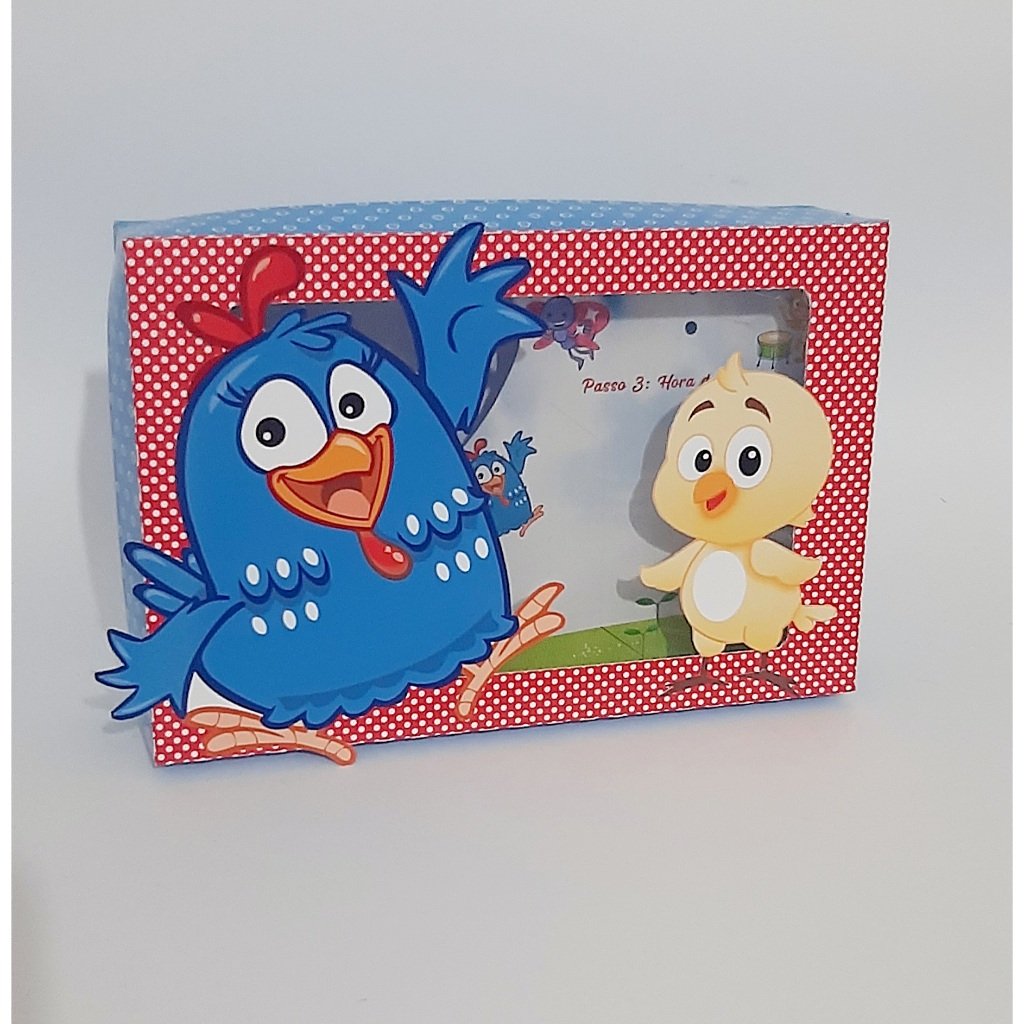 Caixa Kit Mini Confeiteiro Galinha Pintadinha/ Montada