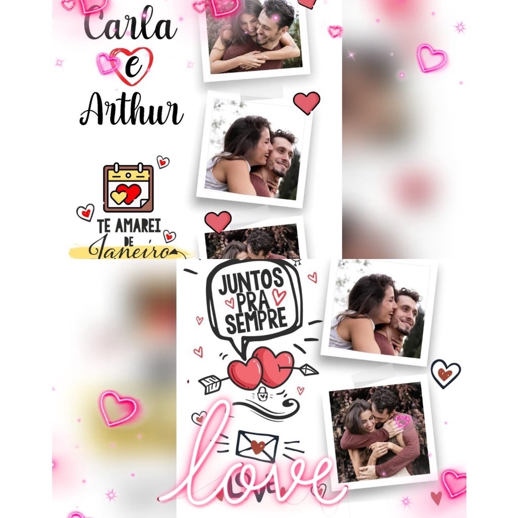 Placa Quadro de Fotos Personalizada MDF