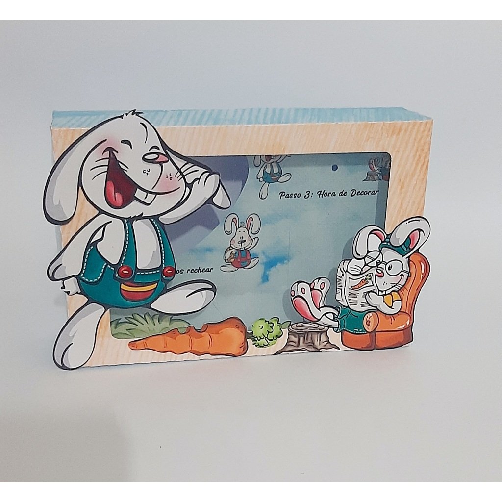 Caixa Kit Mini Confeiteiro Coelho Alegre/ Montada