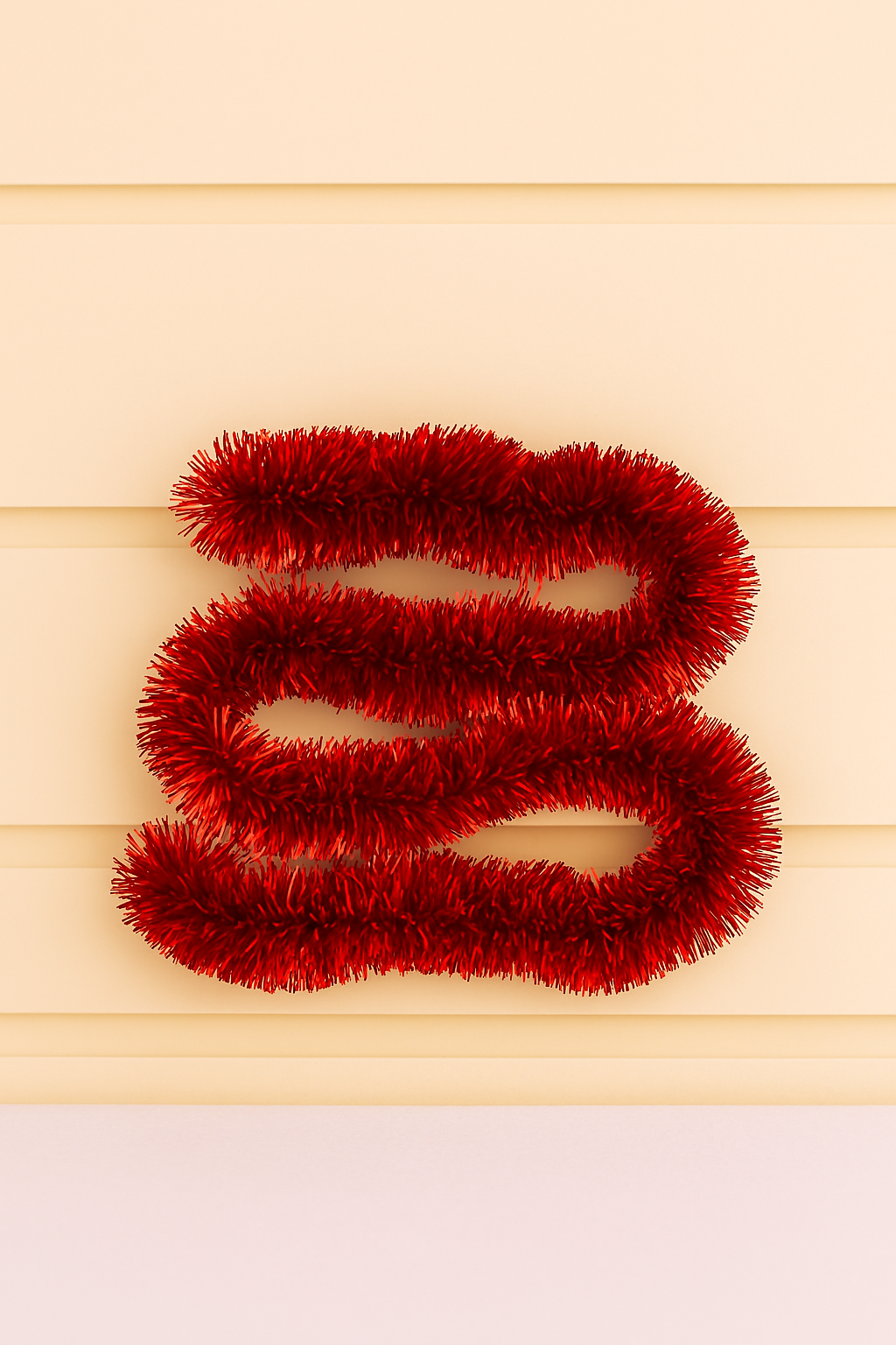 Festão Vermelho – Enfeite Natalino Decorativo