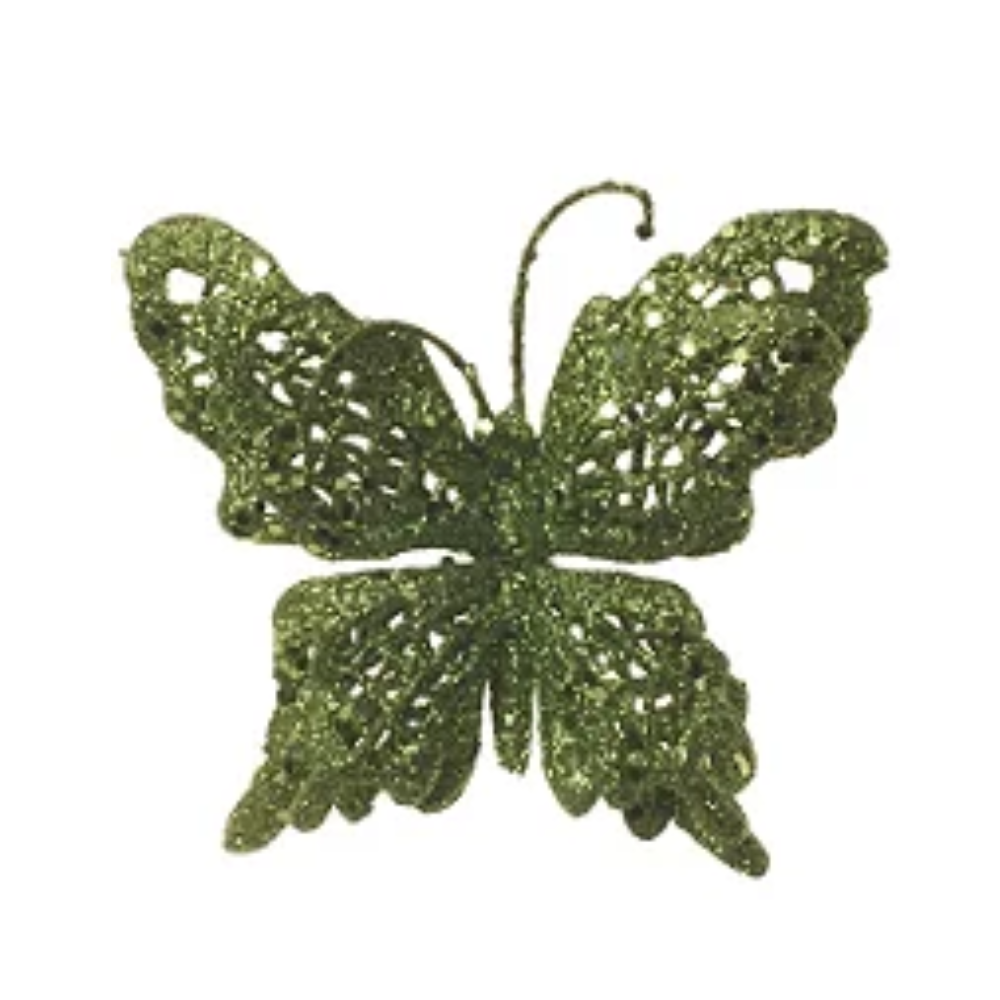 Borboletas com Glitter – Enfeite Decorativo Brilhante