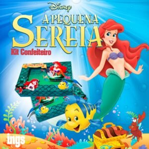 Caixa Mini Confeiteiro A Pequena Sereia