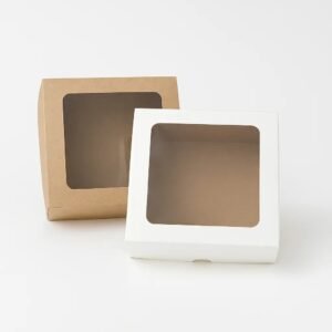 Caixa Presente 16x16x4cm Com Visor