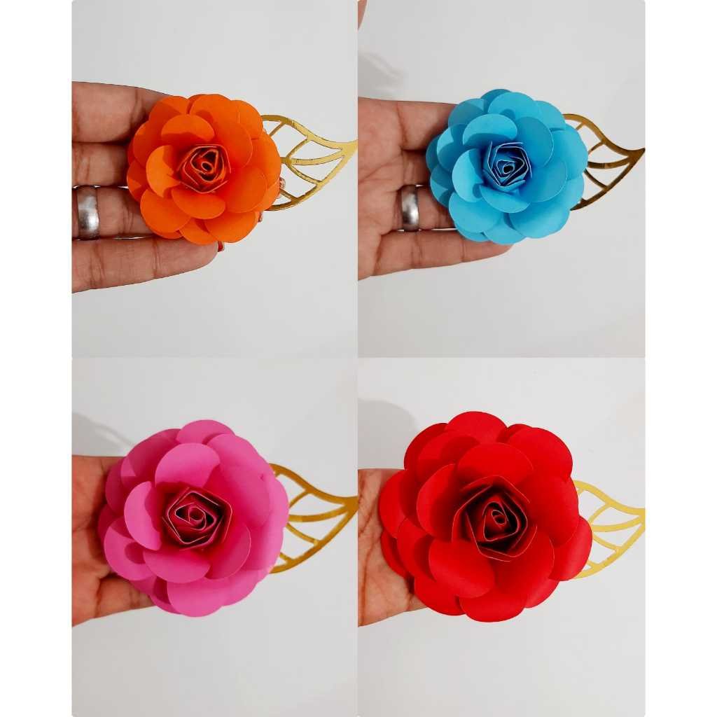 10 Pacotes de Flores de Papel 60/40/30/20 Unidades - Imagem 3