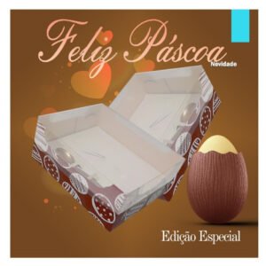 30 Caixas Ovo de Colher/Páscoa - Berço Ajustável até 500g