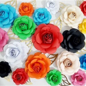 10 Pacotes de Flores de Papel 60/40/30/20 Unidades