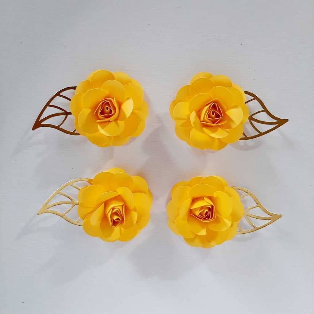 10 Pacotes de Flores de Papel 60/40/30/20 Unidades - Imagem 7