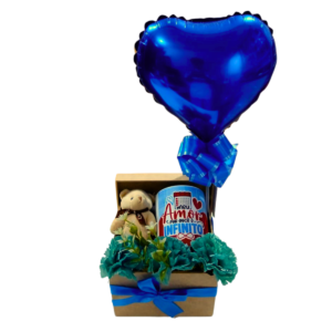 Caixa Amor Eterno MDF Azul