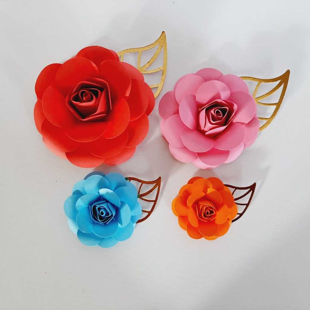 10 Pacotes de Flores de Papel 60/40/30/20 Unidades - Imagem 4