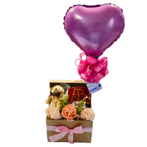 Caixa Amor Eterno MDF Rosa
